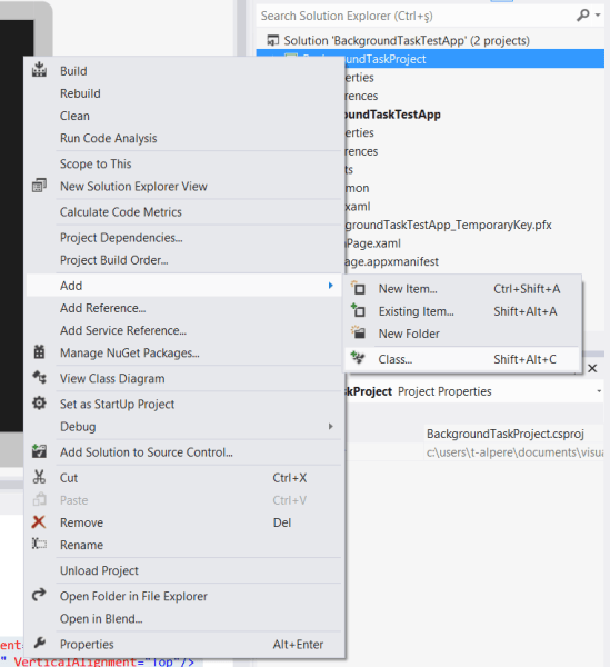 Using and Debugging Background Tasks in Windows Store Apps – Alp Arslan ...
