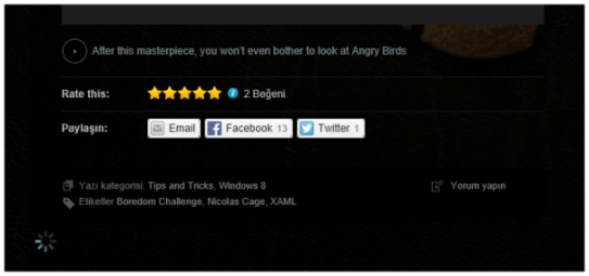 For example, my blog incrementally loads 7 posts as you scroll through. If you scroll quickly, you'll see the loading icon in the lower left and then the previous 7 blog posts will appear.